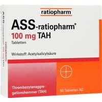 Ass-Ratiopharm 100mg Tah Tabletten