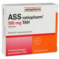 Ass-Ratiopharm 100mg Tah Tabletten