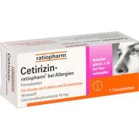 Cetirizin-Ratiopharm Bei Allergien 10 Mg Filmtabl. Filmtabletten