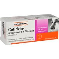 Cetirizin-Ratiopharm Bei Allergien 10 Mg Filmtabl. Filmtabletten