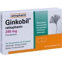 Ginkobil Ratiopharm 240mg Filmtabletten