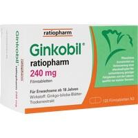 Ginkobil Ratiopharm 240mg Filmtabletten